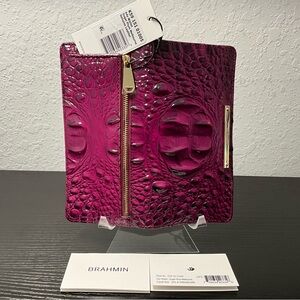 Brahmin Ady SUGAR PLUM MELBOURNE Leather Wallet W/Eye